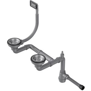 Арматура для полуторачашевых моек Omoikiri Сталь 4956778