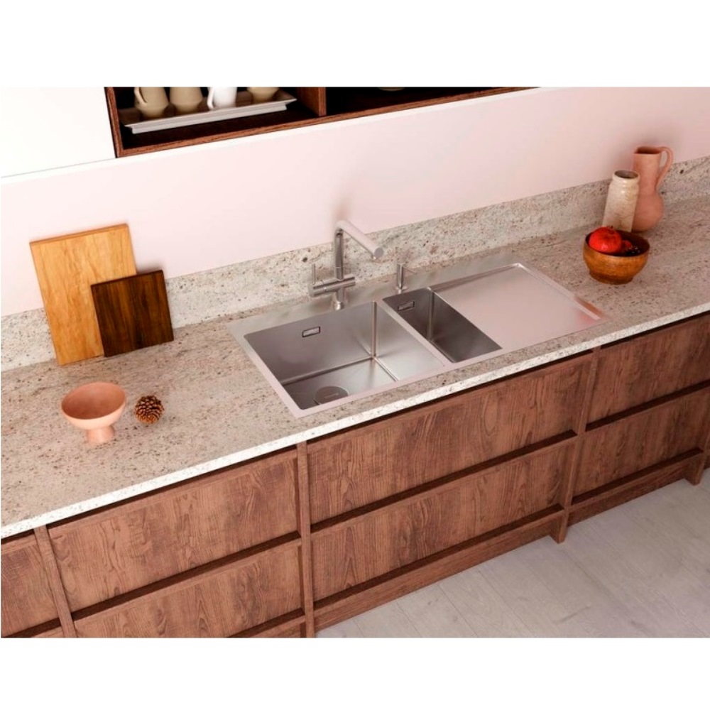 Мойка кухонная Omoikiri Akisame 100 левая Хром 4973544 — изображение 3