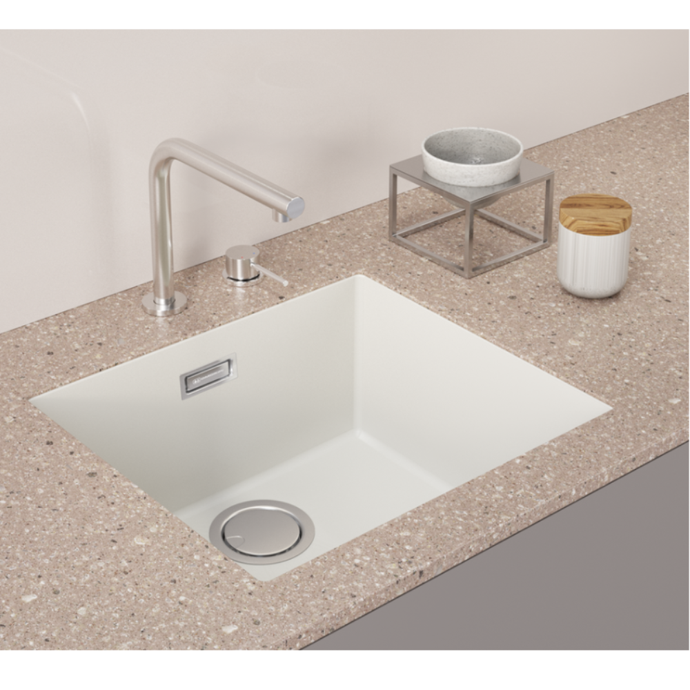 Мойка кухонная Omoikiri Yamakawa 56 Белый матовый 4993783 — изображение 3