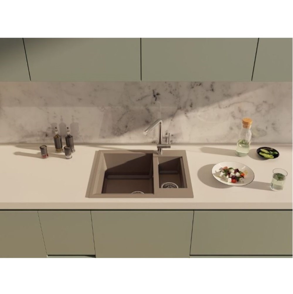 Мойка кухонная Omoikiri Sakaime 60 Бежевый 4993910 — изображение 2