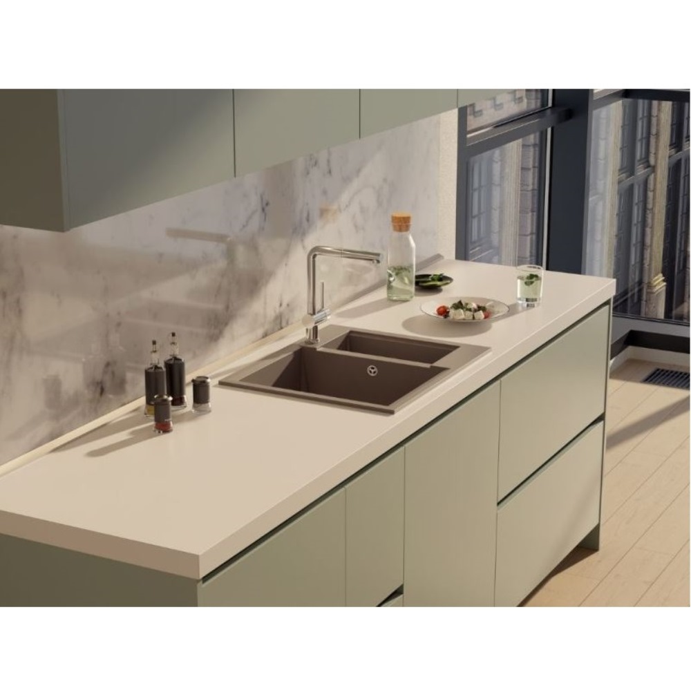 Мойка кухонная Omoikiri Sakaime 60 Бежевый 4993910 — изображение 3