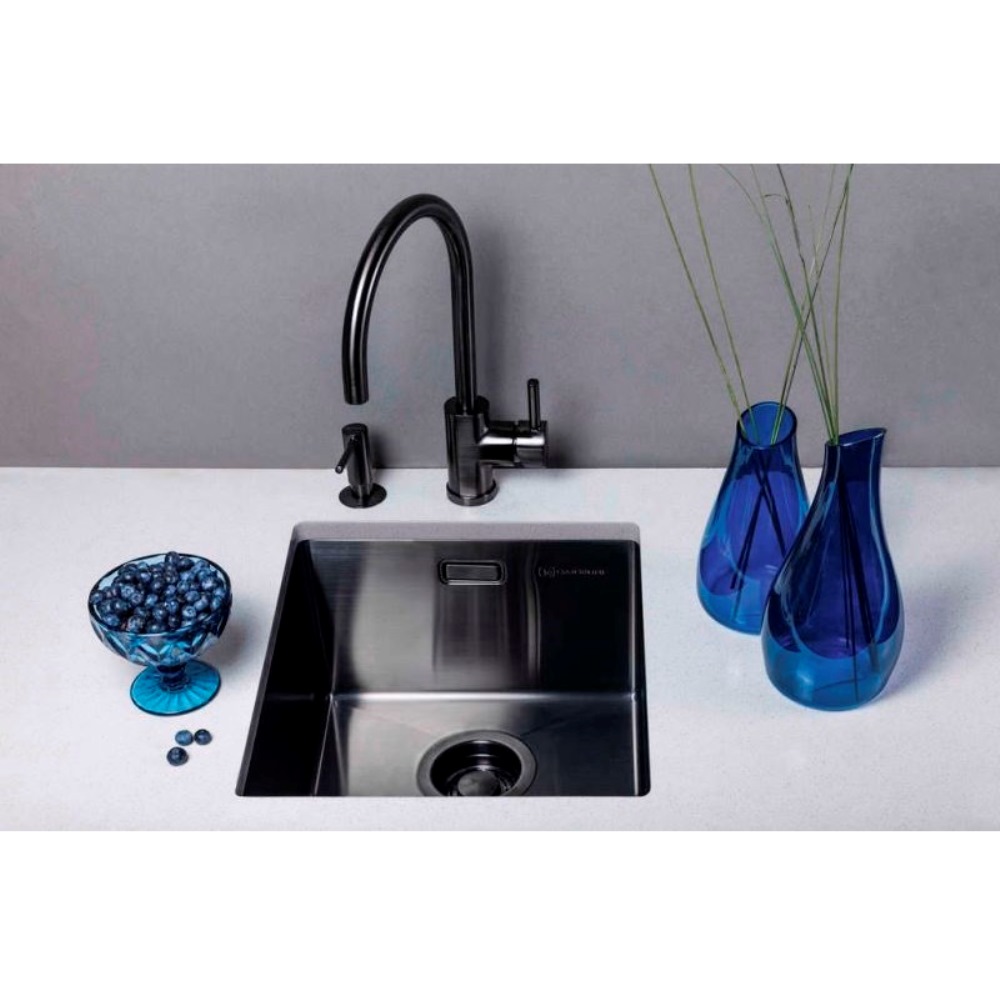 Мойка кухонная Omoikiri Taki 38 Графит 4997016 — изображение 3