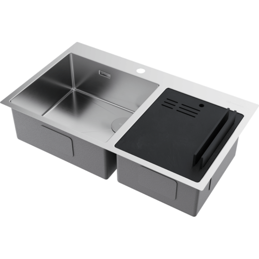 Мойка кухонная Omoikiri Akisame 86 Хром 4997021 — изображение 2