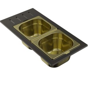 Контейнер для кухонной мойки Omoikiri DC-02-2 Золото светлое 4999077